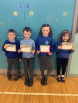 Our pupil of the week pupils for April