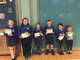 Our Pupil of the Week children from May 